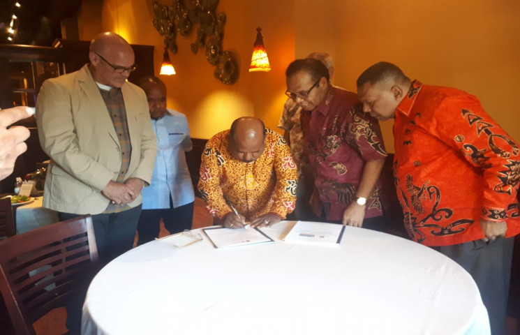 Papua Teken LOI Dengan Corban University 